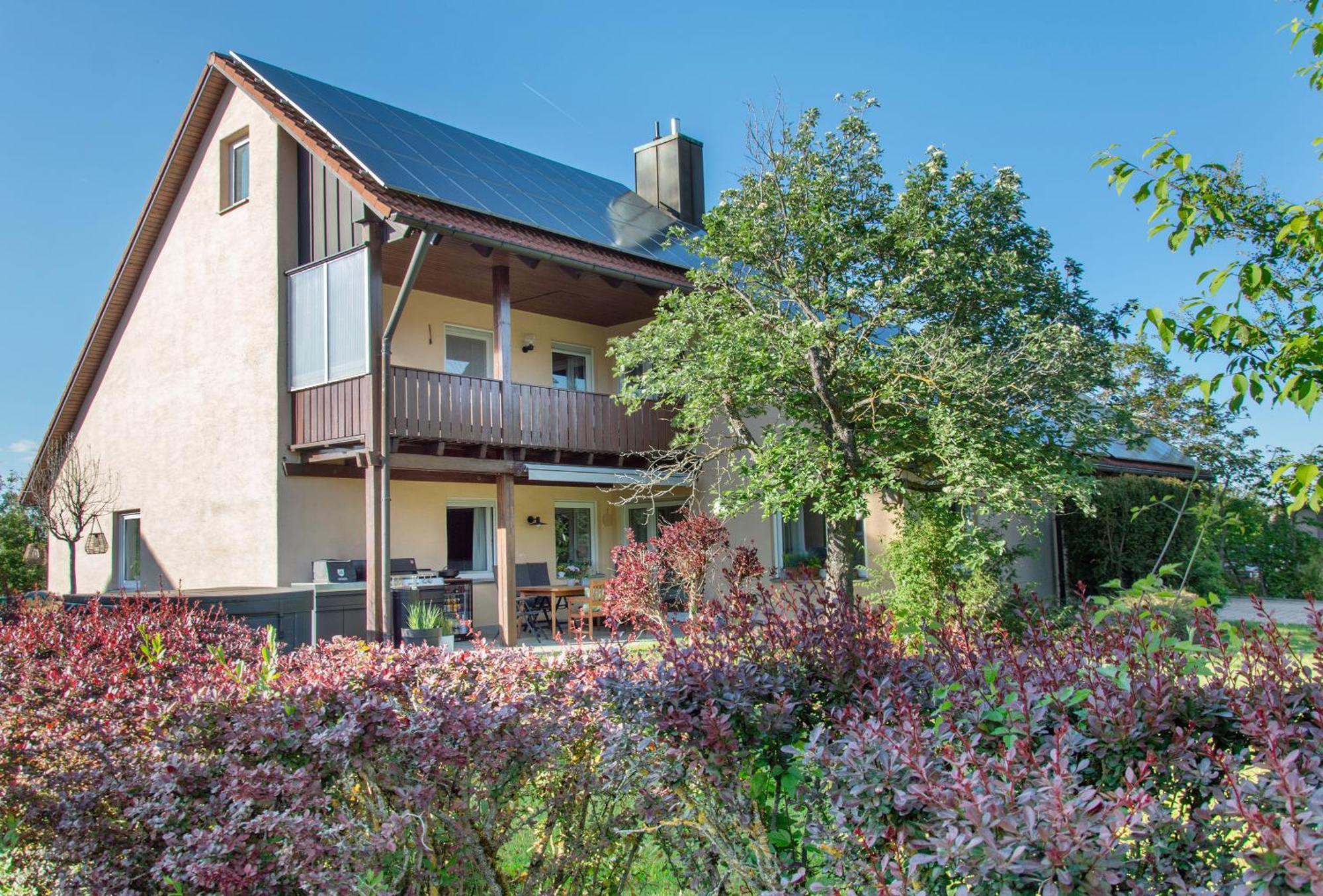 Ferienwohnung Apfelbluete Burgbernheim Exteriör bild